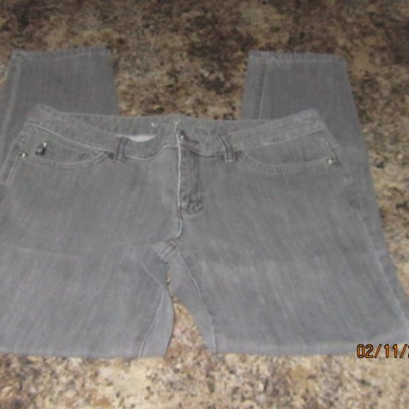 Women's Michael Kors Gray Skinny Jeans Size 6 EUC - Picture 3 of 9